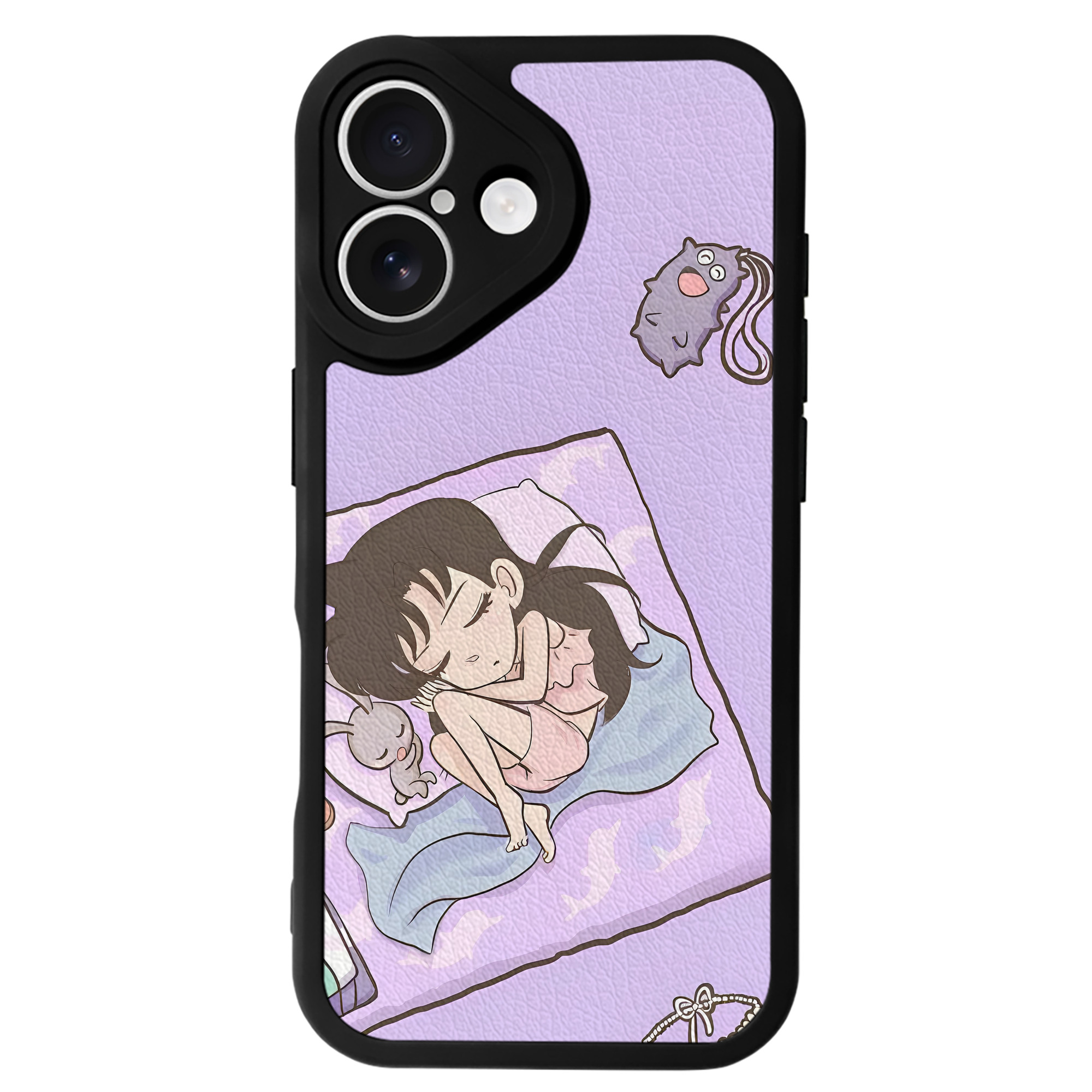 （画像用） 名探偵コナン Detective Conan 【iPhone 16シリーズ対応】シリコンスマホケース（レザー調） 材質：シリコン